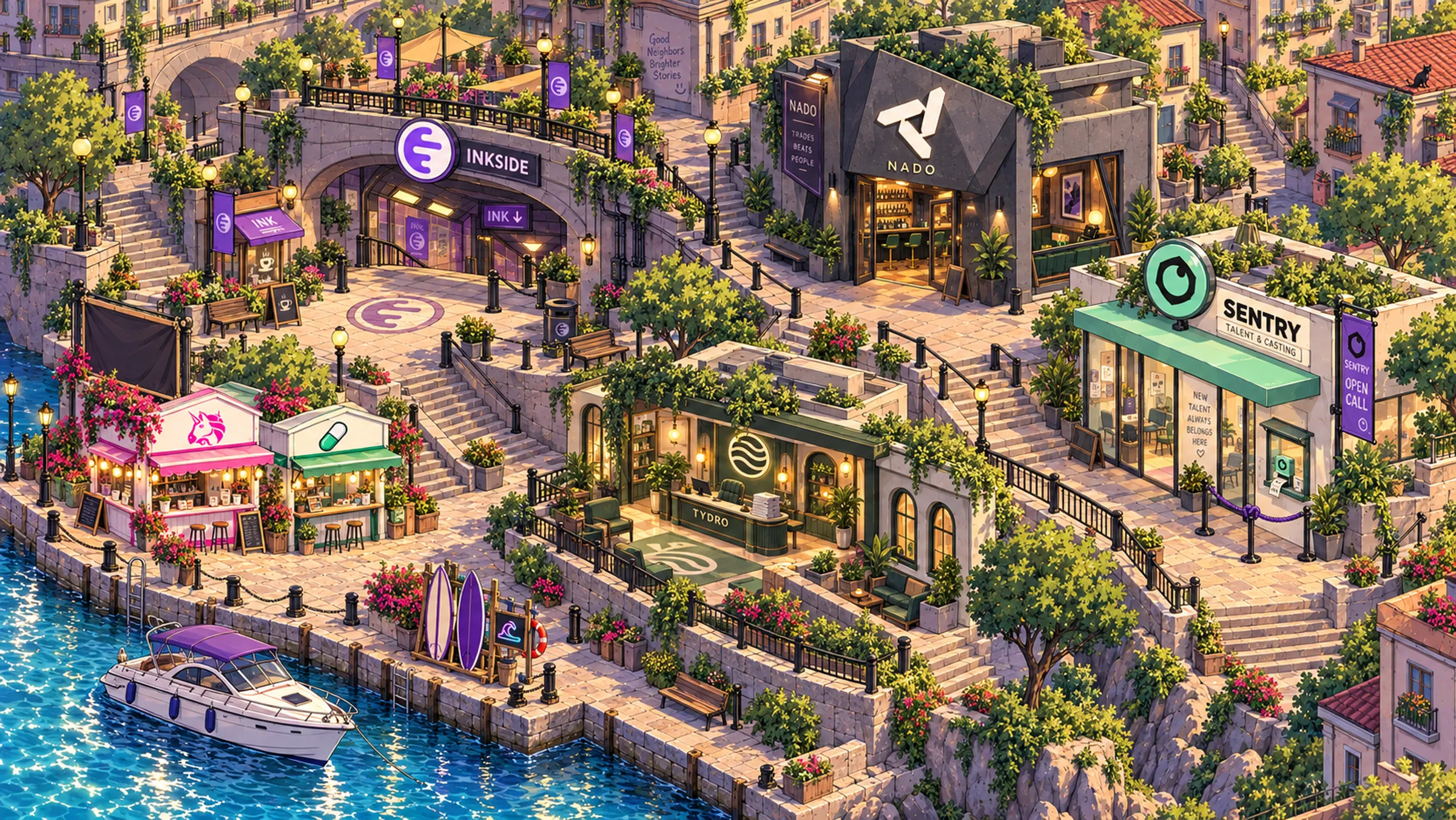 INK-SIDE harbor island
